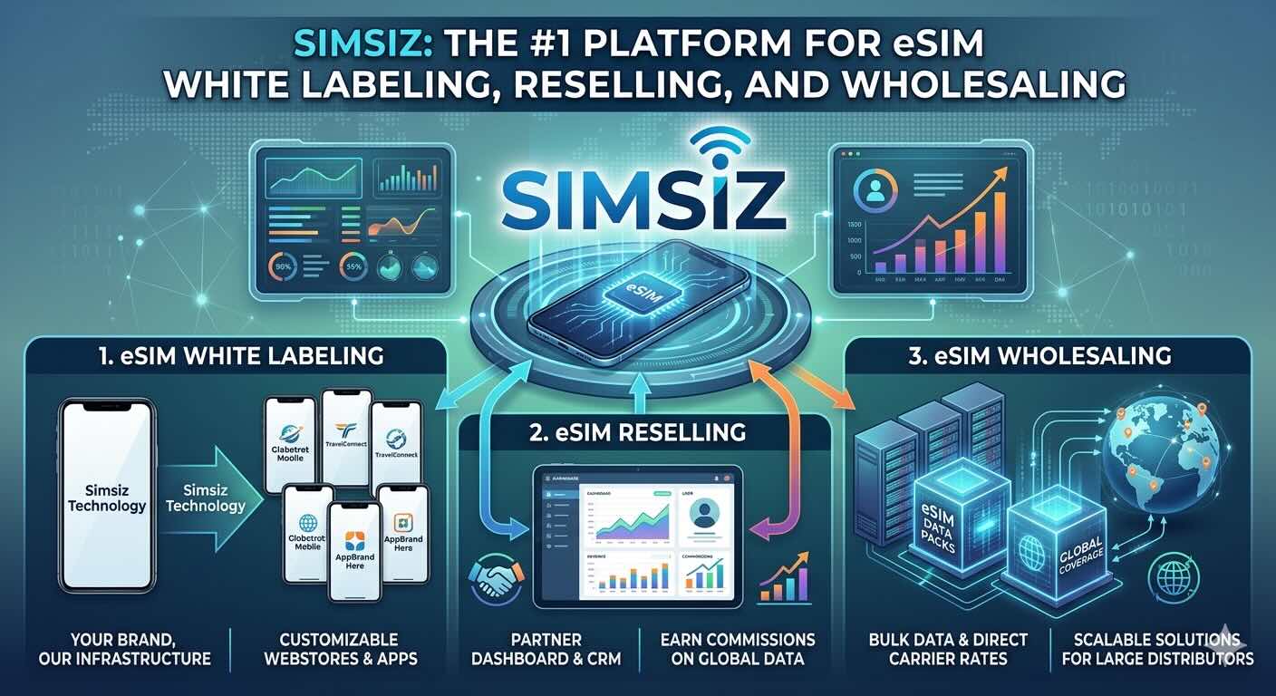 SimSiz The #1 Platform for eSIM White Labeling Reselling Wholesaling